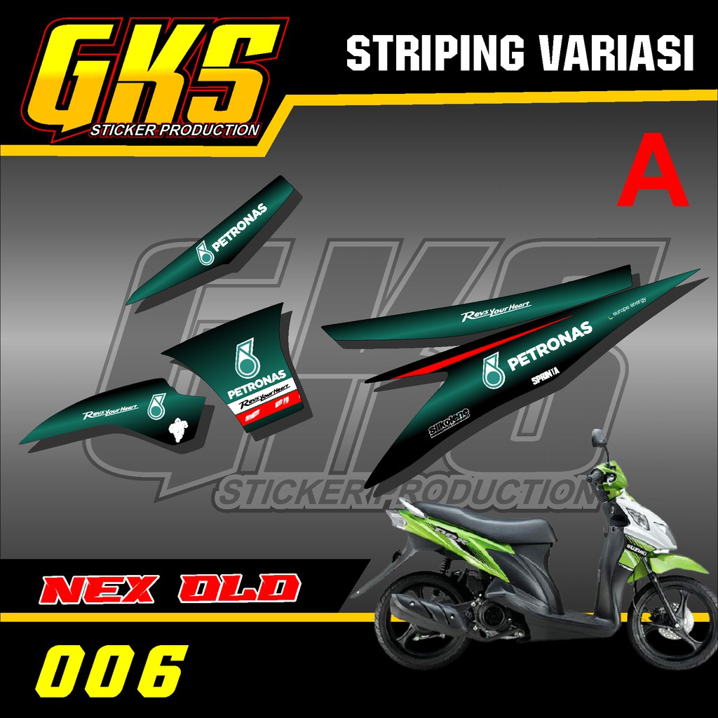 Jual Bisa COD Striping NEX OLD - Stiker Variasi List Motor Motif ...