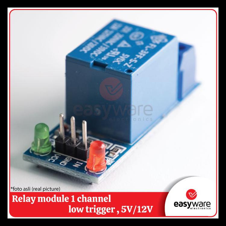 Jual RELAY MODULE 1 CHANNEL RELAY MODULE LOW TRIGGER 5V 12V DC - 5V ...