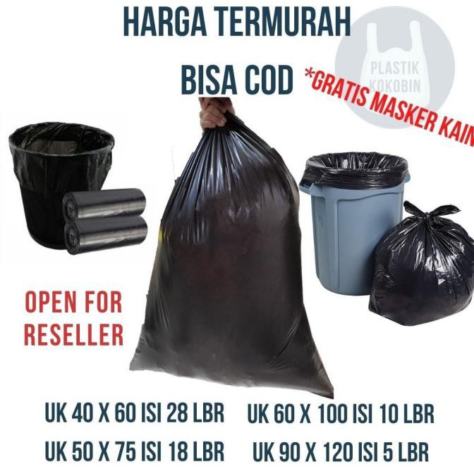 Jual Kantong Plastik Sampah 90 X 120 60 X 100 Trashbag 90 X 120 Cm Shopee Indonesia 3896