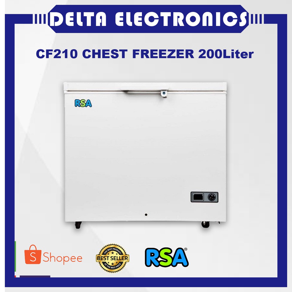 Jual RSA CF210 Chest Freezer 200 Liter CF 210 - Putih | Shopee Indonesia