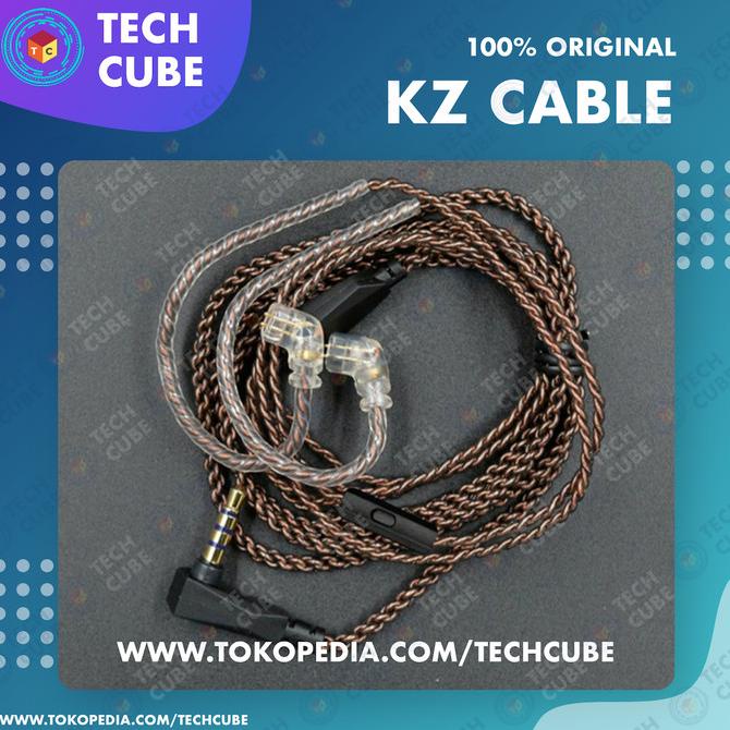 Jual Kabel KZ Cable KZ Upgrade Copper Silver Type C ZSN Pro ZS10 Mic ...