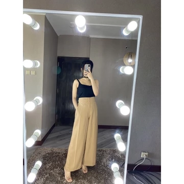 Marion Pants Cklj66Celana Panjang Kulot Bahan Dolce Office Outfit