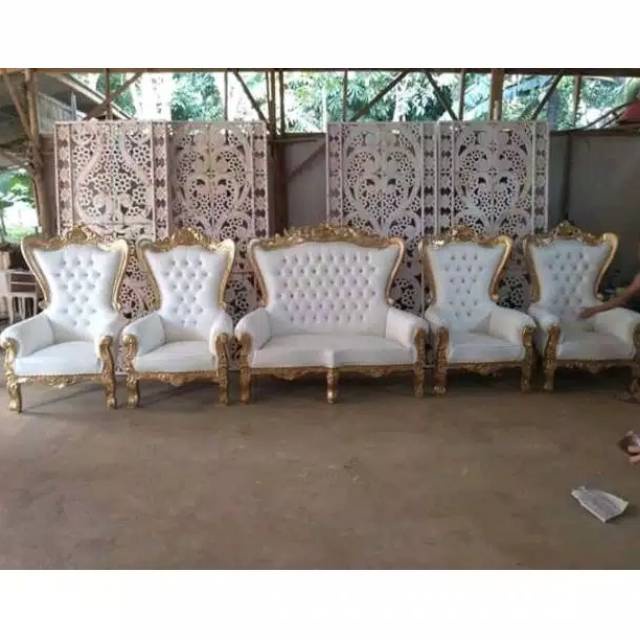 Jual Kursi Pelaminan Sofa Pelaminan Kursi Mewah Jati Kursi Pelaminan