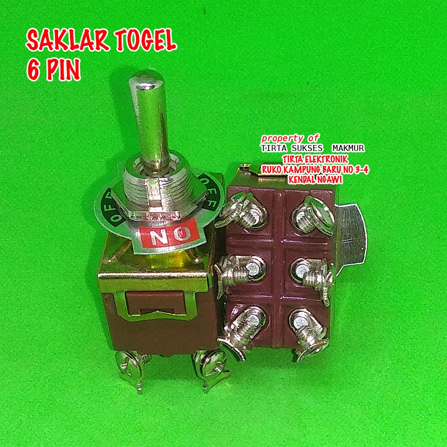 Jual Saklar Toggle Besar On Off On Pin I Saklar Togel Tuas Toggle