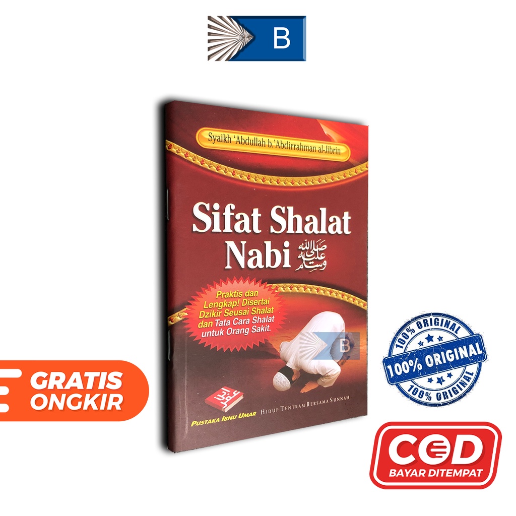 Jual Buku Sifat Shalat Nabi Saku Syaikh Abdullah Bin Abdirrahman Al