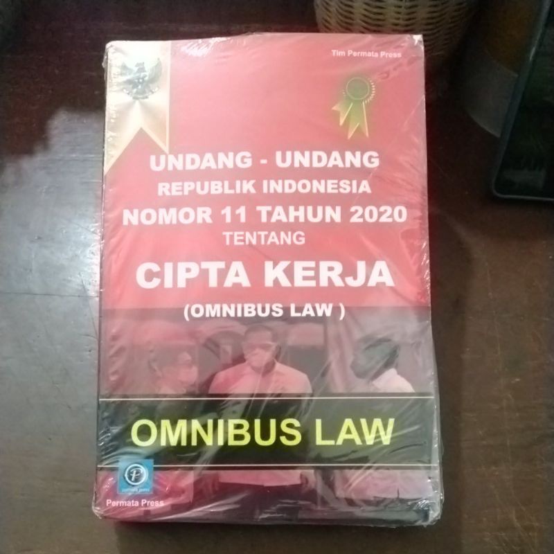 Jual Undang-undang RI Nomor 11 Tahun 2020 Tentang Cipta Kerja ( Omnibus ...