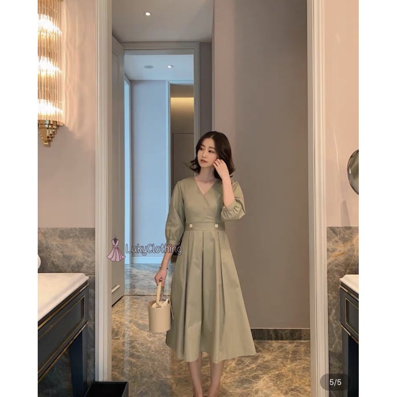 Long dress korean clearance style