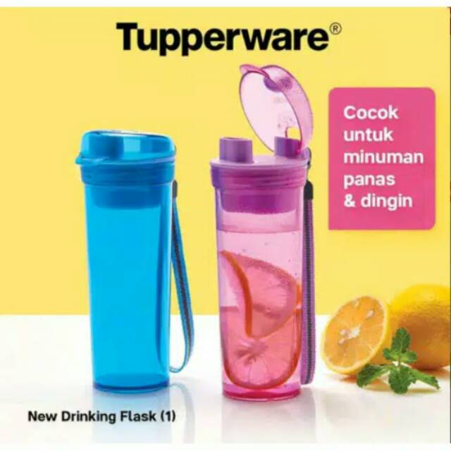 Jual Tupperware drinking flash tempat minum ada saringan cocok untuk ...