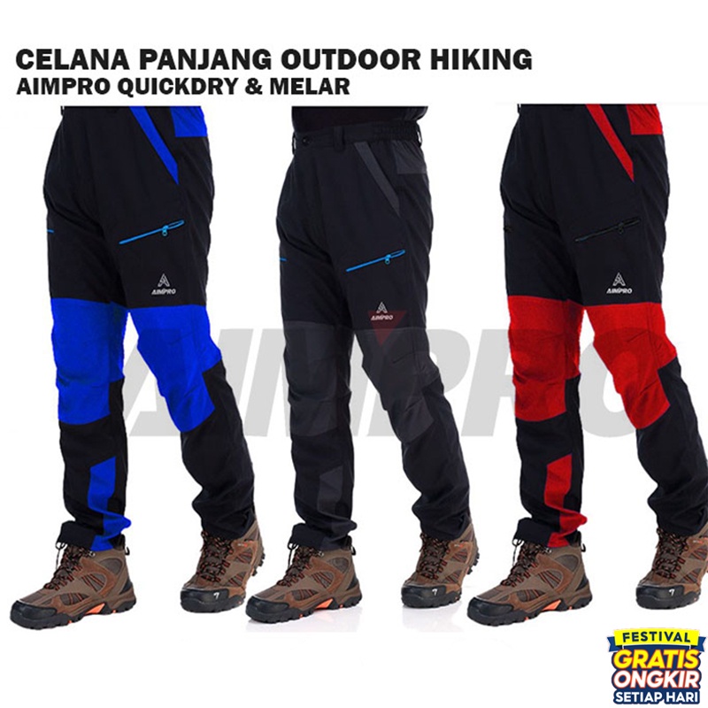 celana panjang hiking quick dry outdoor - CELANA GUNUNG AIMPRO