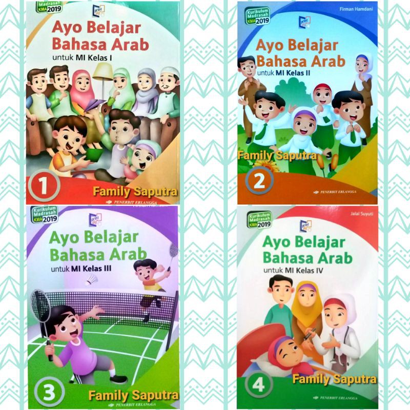 Jual BUKU BAHASA ARAB SD MI KELAS 1 2 3 4 5 6 KURIKULUM KMA K2019 NEW ...