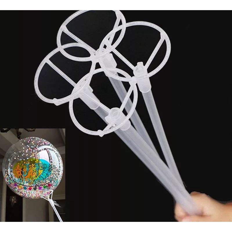 Jual 4 Stik balon pvc + cup stic cup pvc stick balon pvc | Shopee Indonesia