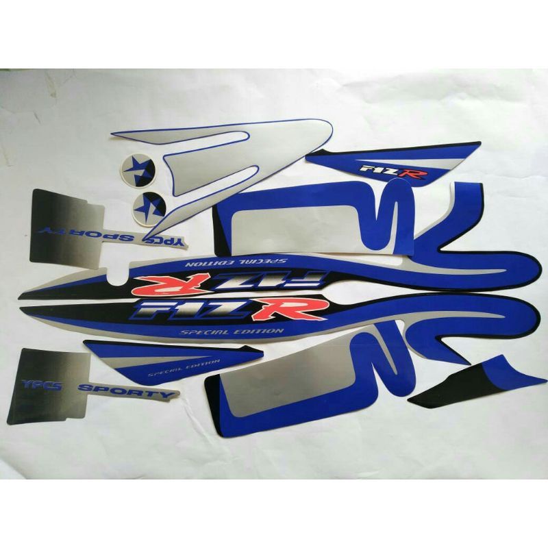 Jual sticker stiker stripping pres Lis body samping full Yamaha fiz ...