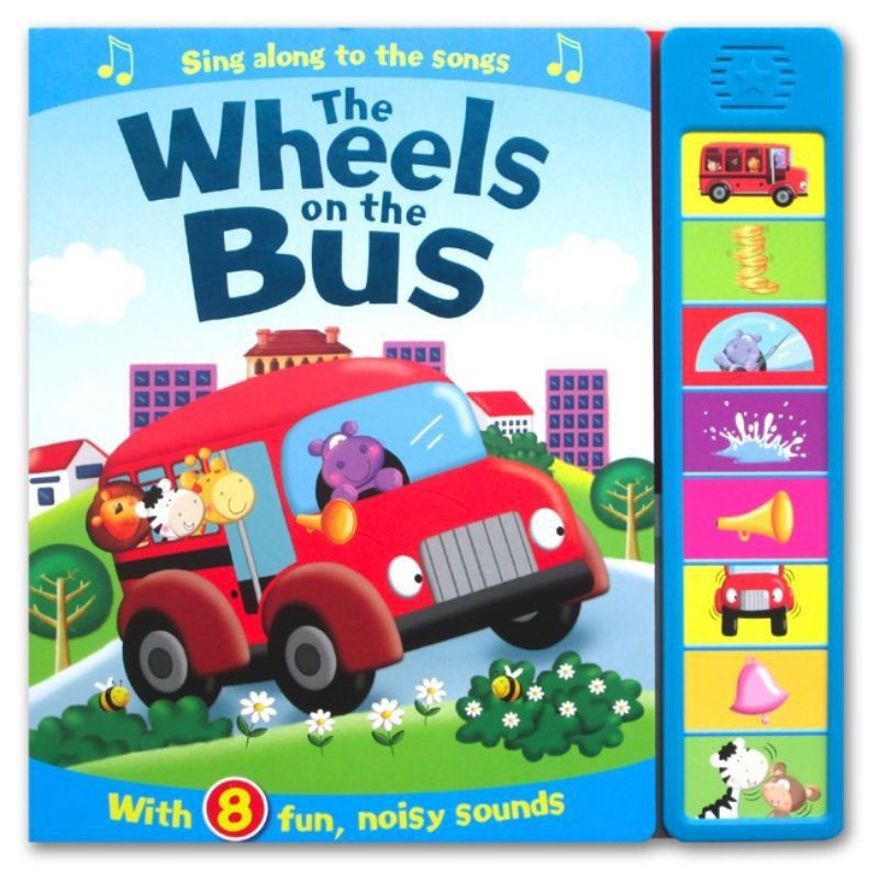 Jual The Wheels on the Bus Super Sound Book with 8 fun, noisy sounds ...