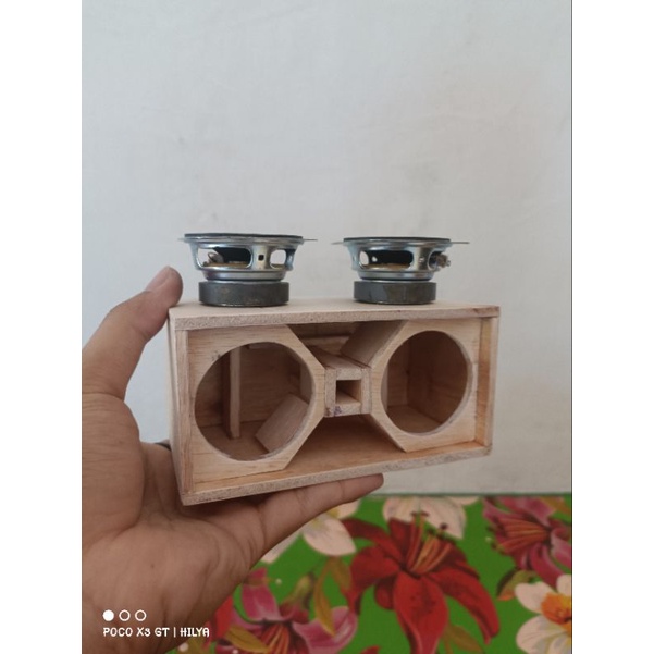 Jual Box sound DOUBLE tempat speaker - RDW Double speaker 2 inch ...