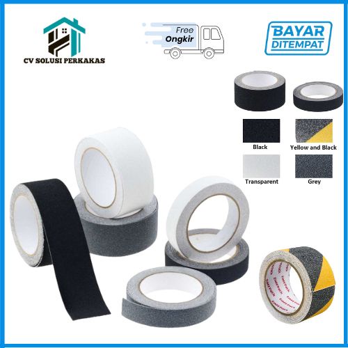 Jual Lakban Tape Safety Tape Lakban Pasir Silika Pvc Pasir Double Tape Alat Lakban Lakban