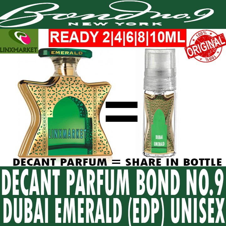 Jual DECANT PARFUM BOND NO DUBAI EMERALD (EDP) UNISEX 2ML 4ML