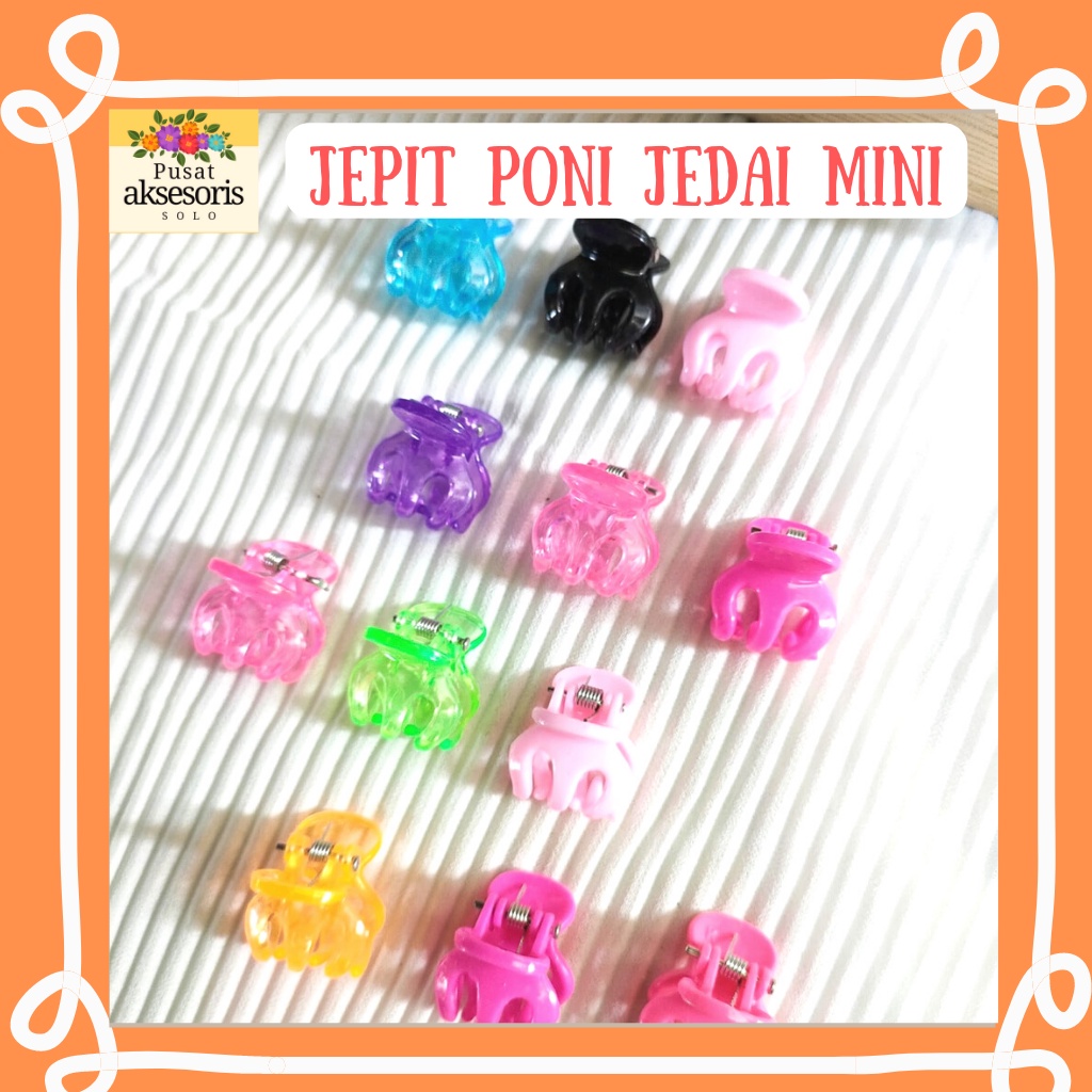 Jual [6 PCS] JEPIT RAMBUT MINI / JEPIT RAMBUT ANAK MINI / JEDAI ANAK ...