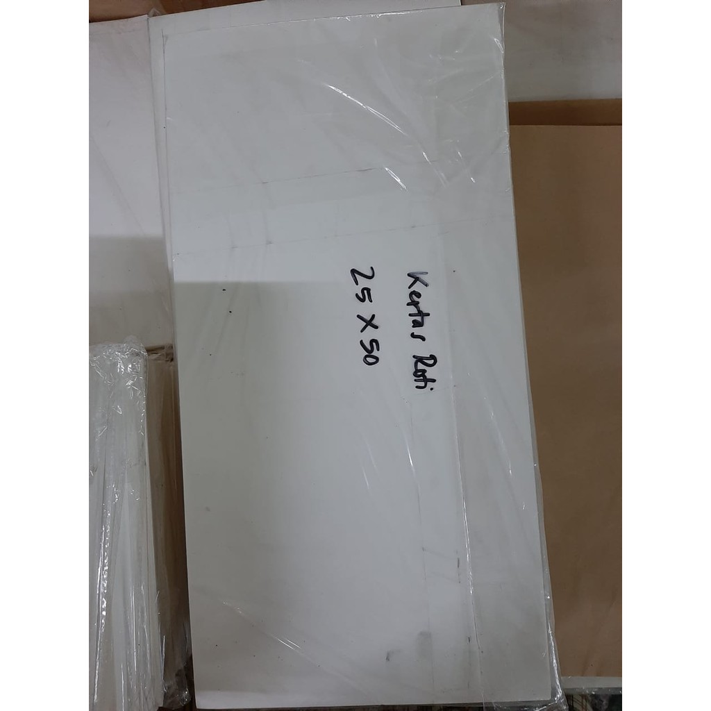 Jual Kertas Roti / Kebab / Burger 25 cm x 50 cm greaseproof- (100 lbr ...