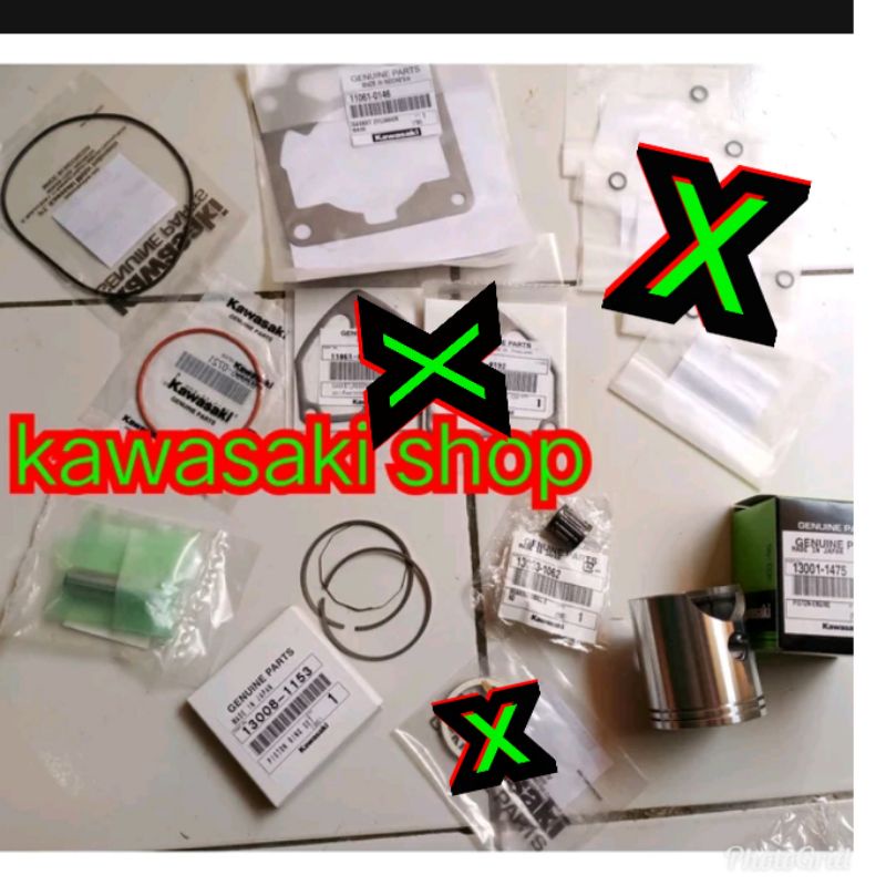 Jual request piston set ninja r ninja rr sesuai gambar dan deskribsi