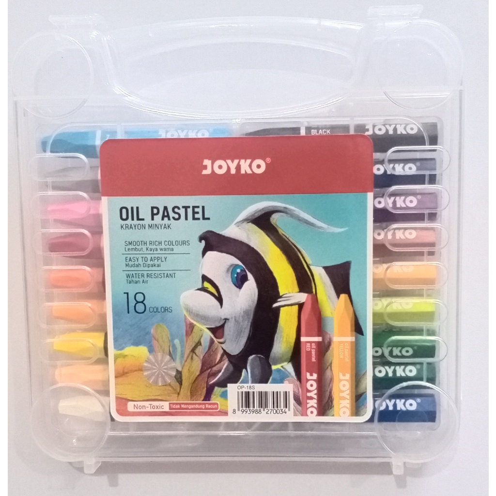 Jual Crayon Joyko 18 Colors OP18S Shopee Indonesia