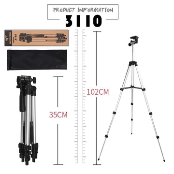 Tripod 3120 Holder U Hp Kaki Stabilizer Tripod 1 Meter Hitam
