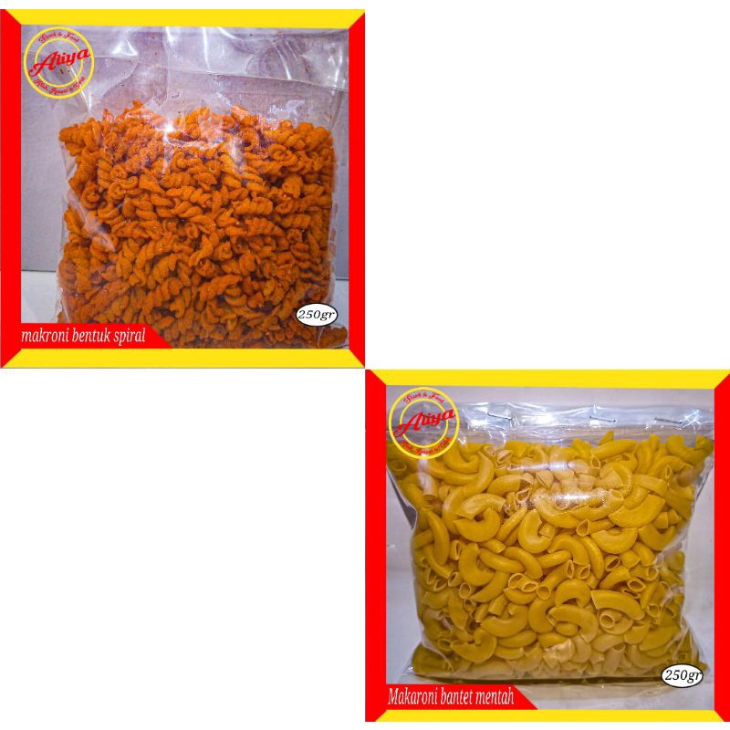 Jual Makaroni Spiral Makaroni Pipa Bantet Mentah 250gr Camilan