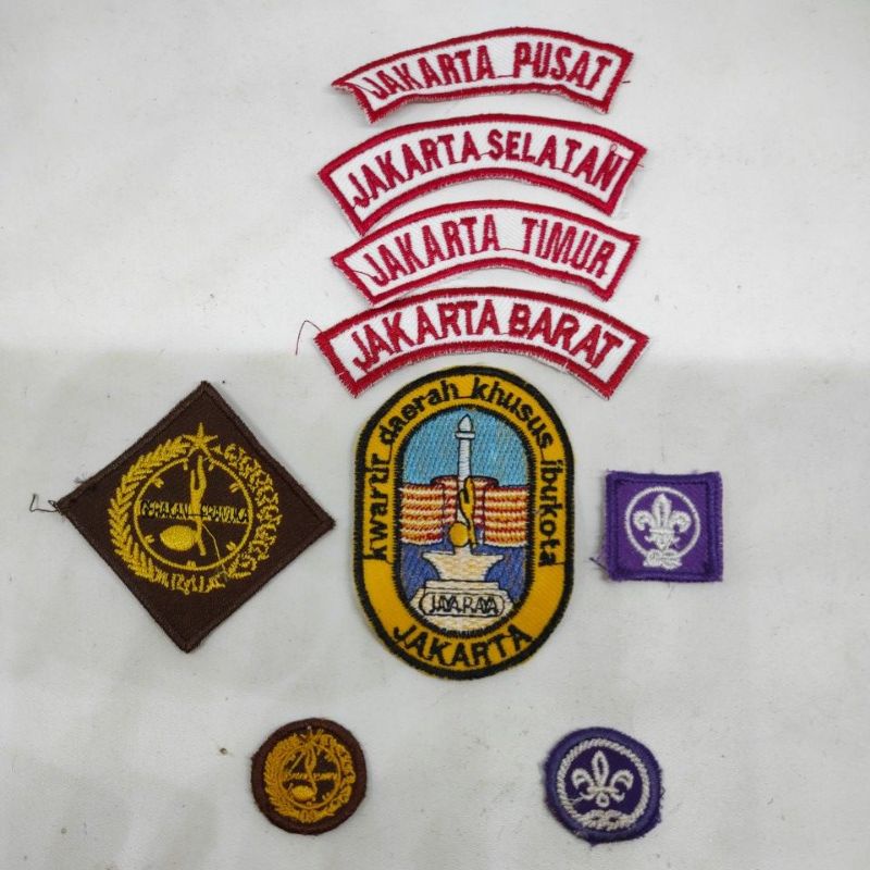 Jual Patch logo Kwartir DKI JAKARTA pramuka full set lengkap | Shopee ...