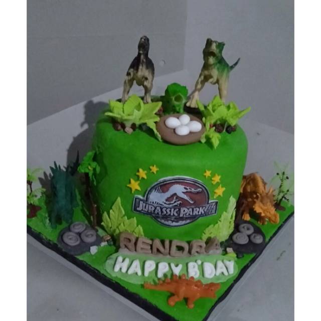 Jual kue ulang tahun dinosaurus / kue ulang tahun karakter dinosaurus