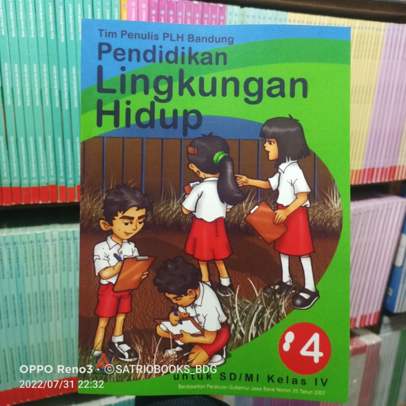 Jual BUKU PENDIDIKAN LINGKUNGAN HIDUP KELAS 4 TIM PENULIS PLH BANDUNG ...