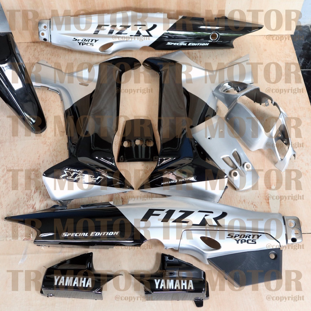 Jual Cover Body Fizr Full Set Malboro Silver Hitam Full Set Halus Kasar