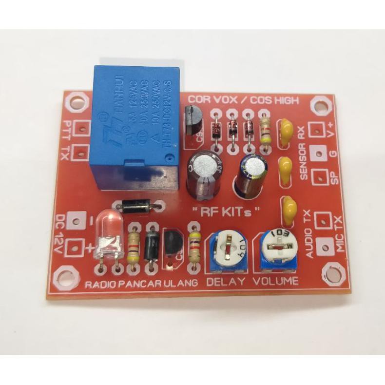 Jual BISA COD Kit Cor Rpu Vox repeater sensor out speaker radio RX ht ...