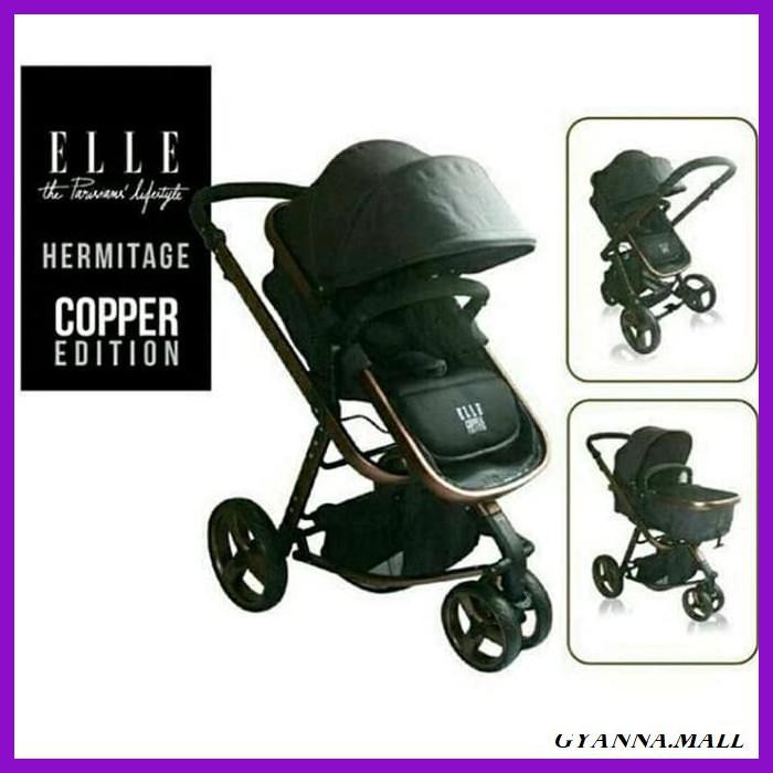 Jual Bayi Stroller Stroller Elle Hermitage Copper Cinta Elvi Shopee Indonesia