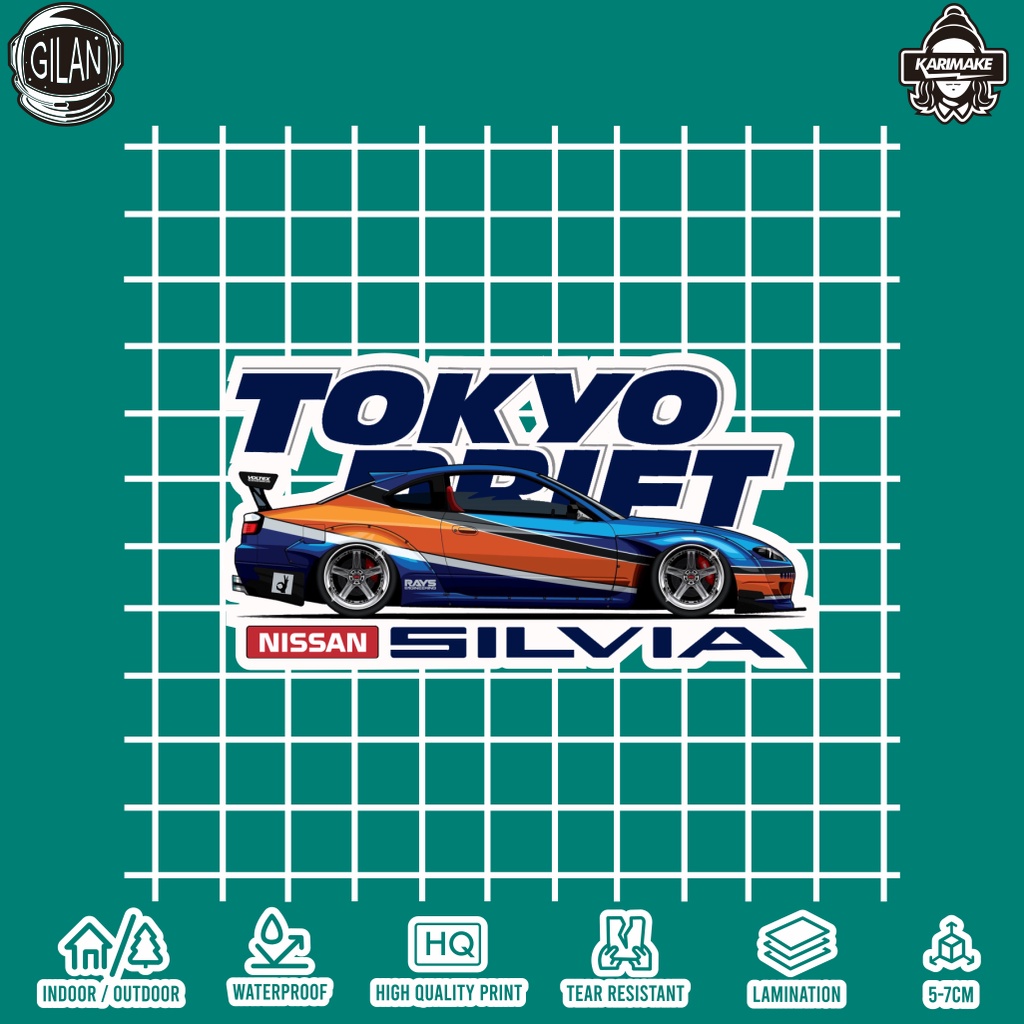 Jual Gilan Sticker Pack Nissan Skyline Gtr Nissan Silvia Jdm Japan