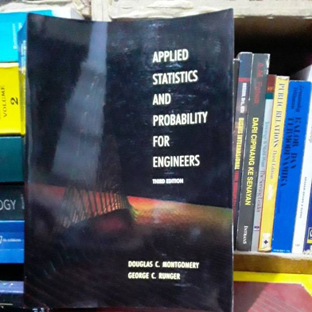 Jual Buku Applied Statistics And Probability For Engineers Third ...