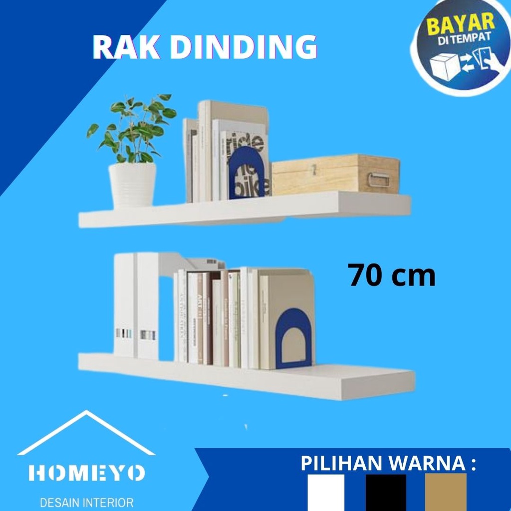 Jual Rak Dinding Ambalan Dinding Melayang Floating Shelves Rumah Dapur ...