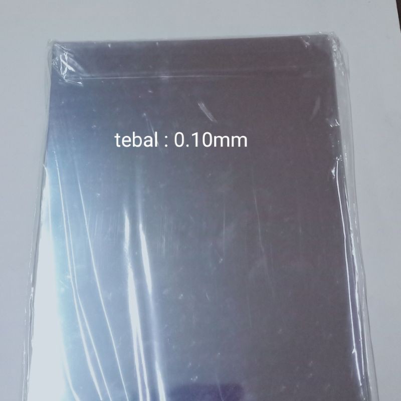 Jual cover mika jilid tebal/ plastik mika bening transparan putih 0.10 ...