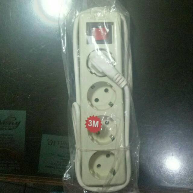 Jual Stop Kontak On/Off 4 Lubang 3 Meter | Shopee Indonesia