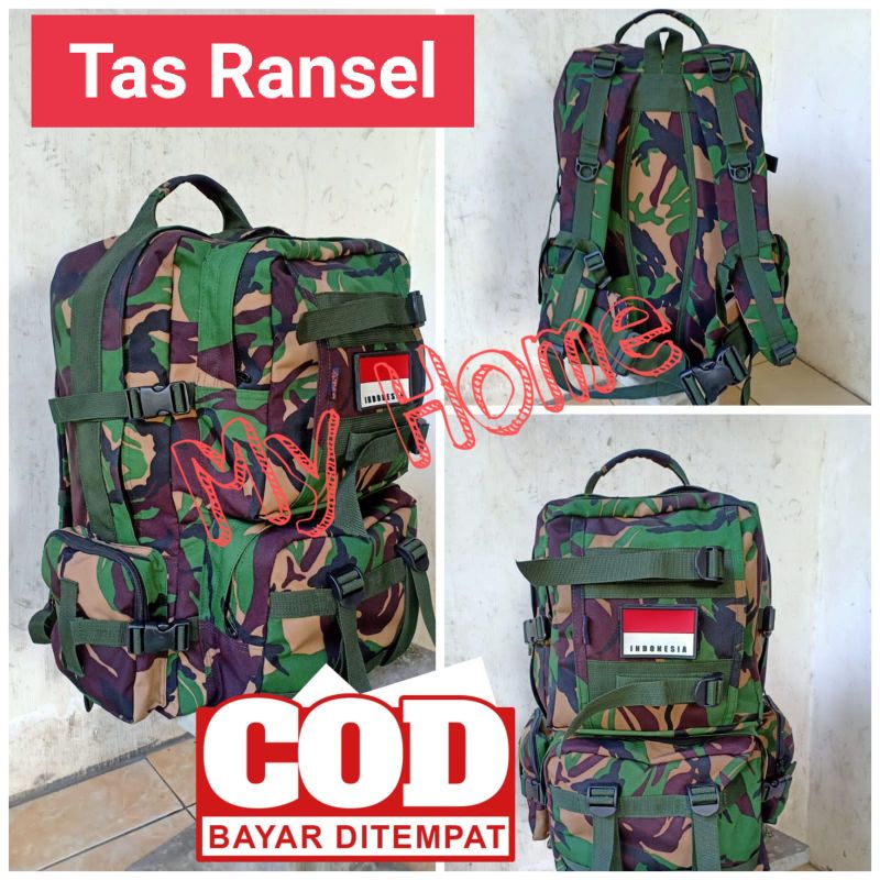 Jual Tas Ransel Punggung Tentara TNI Loreng Jumbo | Shopee Indonesia