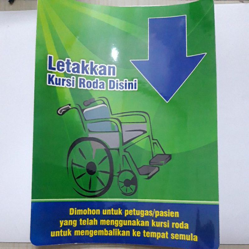 Jual Stiker Kursi Roda Letakkan Disini | Shopee Indonesia