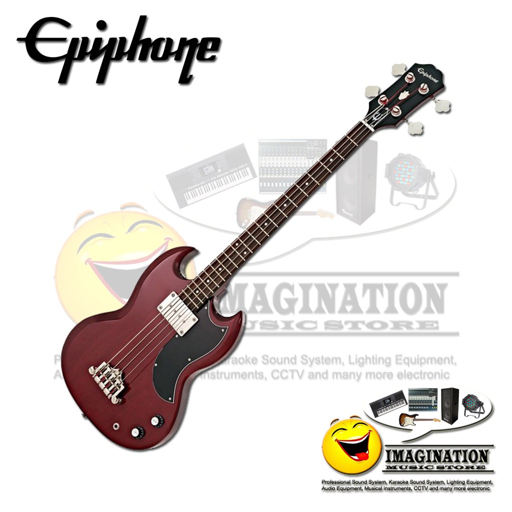 Jual Epiphone EB0 Bass Guitar Cherry Shopee Indonesia