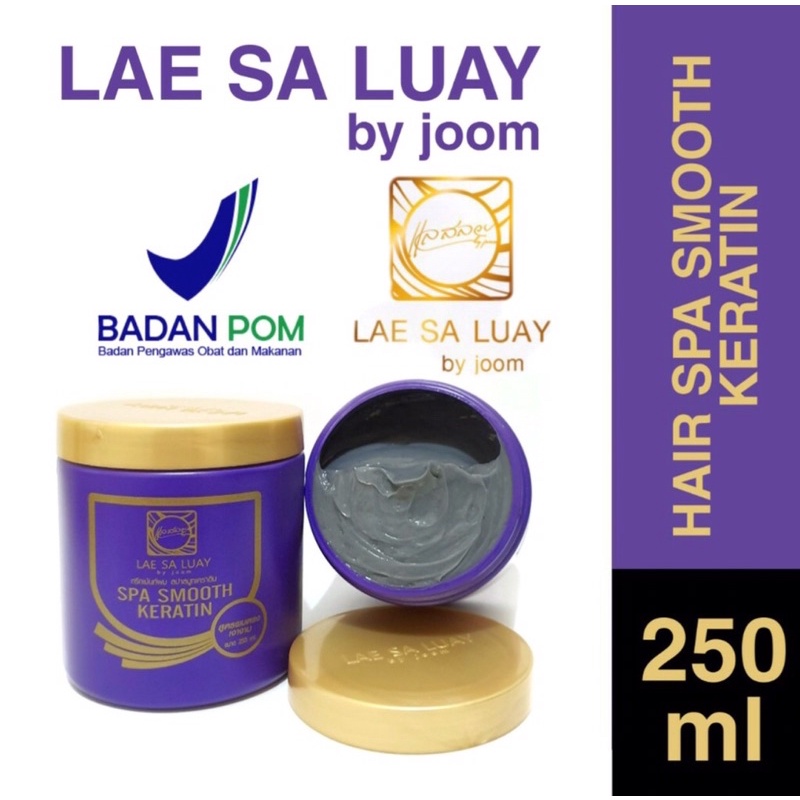 Jual Bpom Lae Sa Luay Hair Spa Smooth Keratin Masker Rambut Creambath Treatment Rambut 