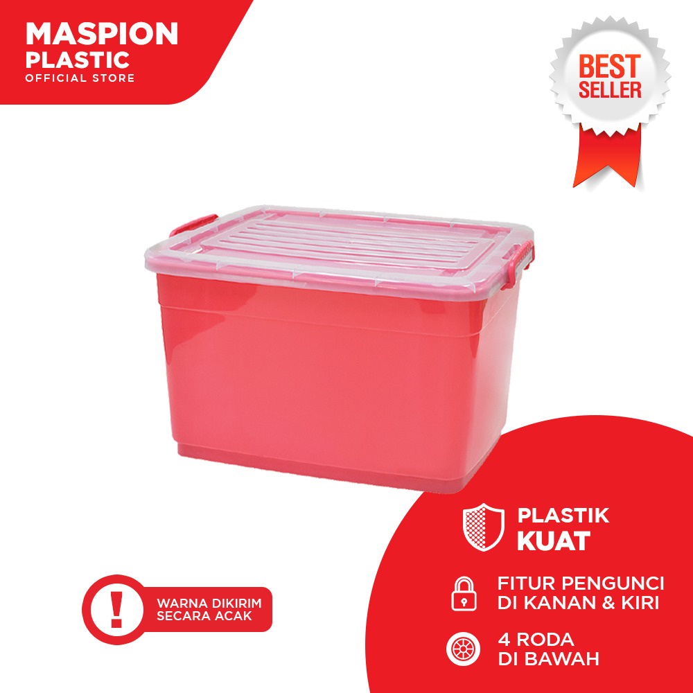 Jual Maspion Kontainer Plastik Giga Box Container 50 Liter | Shopee ...