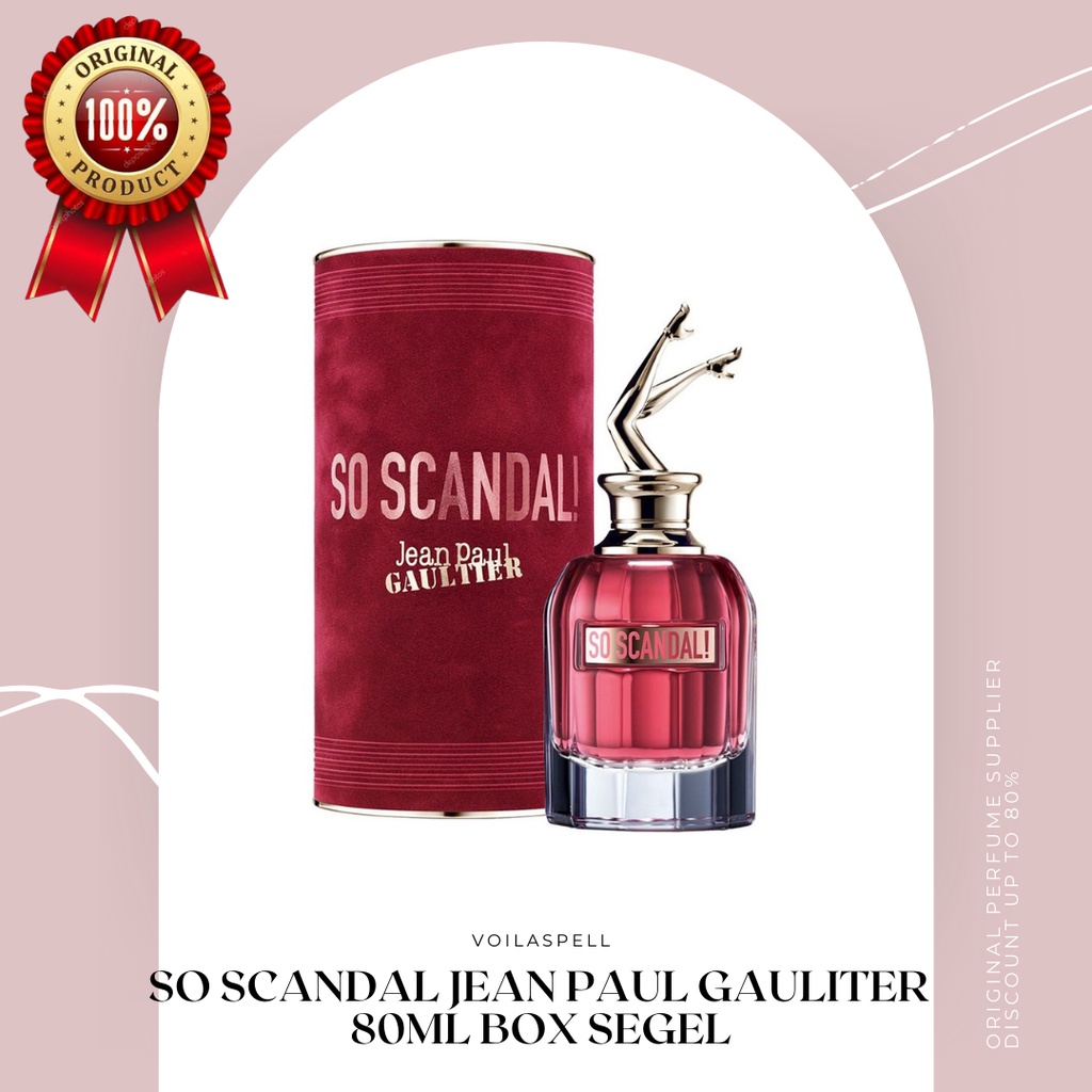 Jual SO SCAND L JEAN PAUL GAULTIER 80ML FOR WOMEN BOX SEGEL