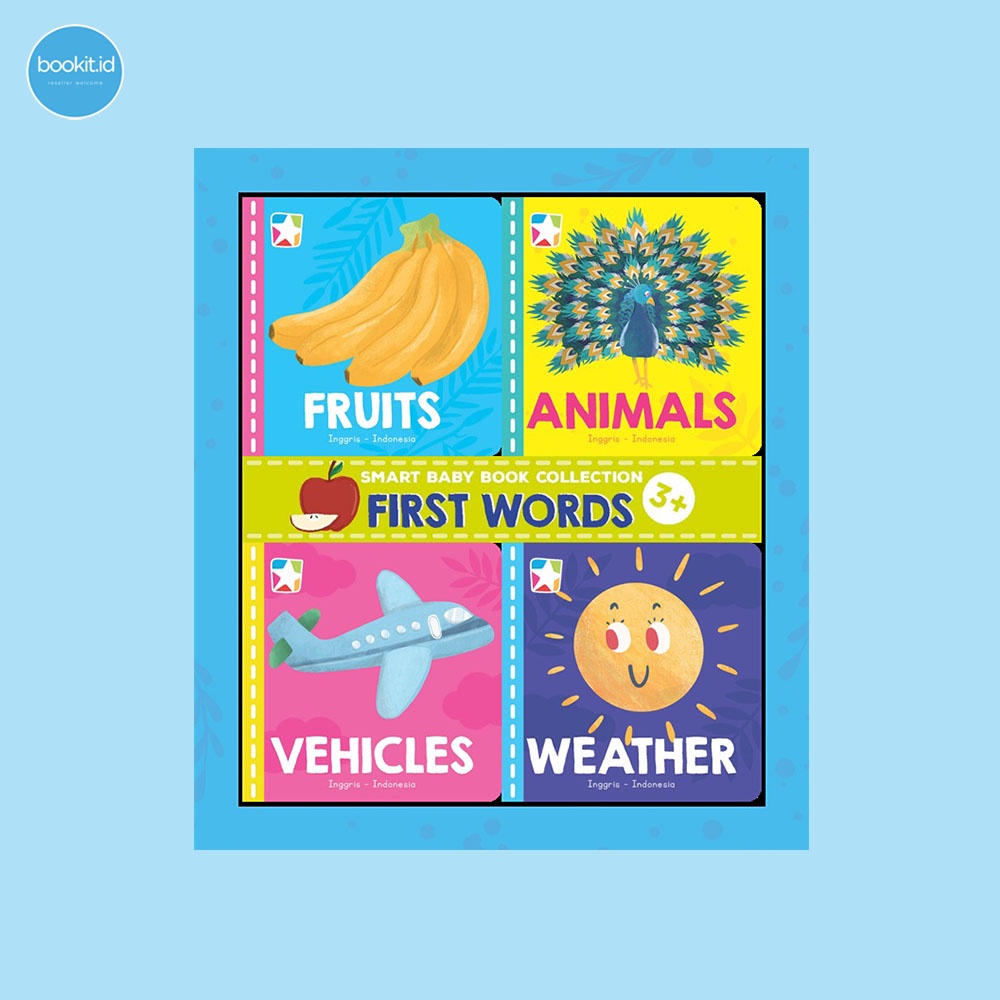 Jual Buku Opredo Smart Baby Book Collection First Words | Shopee Indonesia