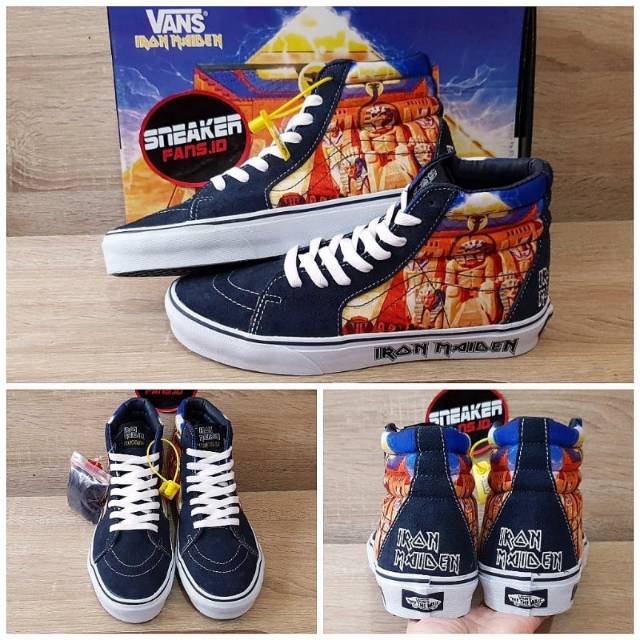 Jual SEPATU VANS SK8 HI X IRON MAIDEN POWER SLAVE PREMIUM IMPORT