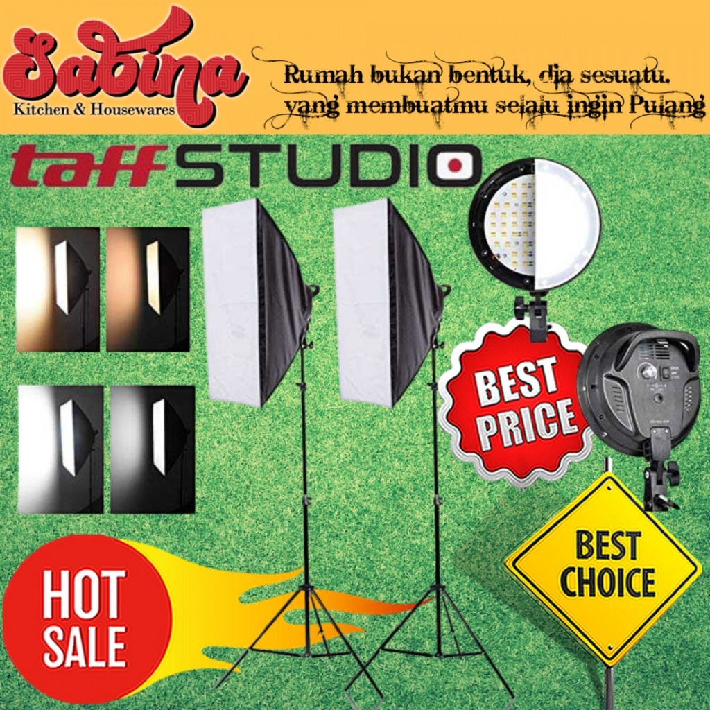 Jual Softbox 2 Set Lengkap Reflektor Foto Video Studio Lighting Kit