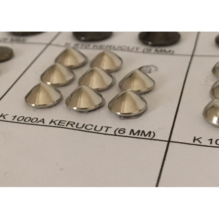 Jual Paku Keling / Rivet Kerucut / Spike diameter 6 mm per 100pcs ...