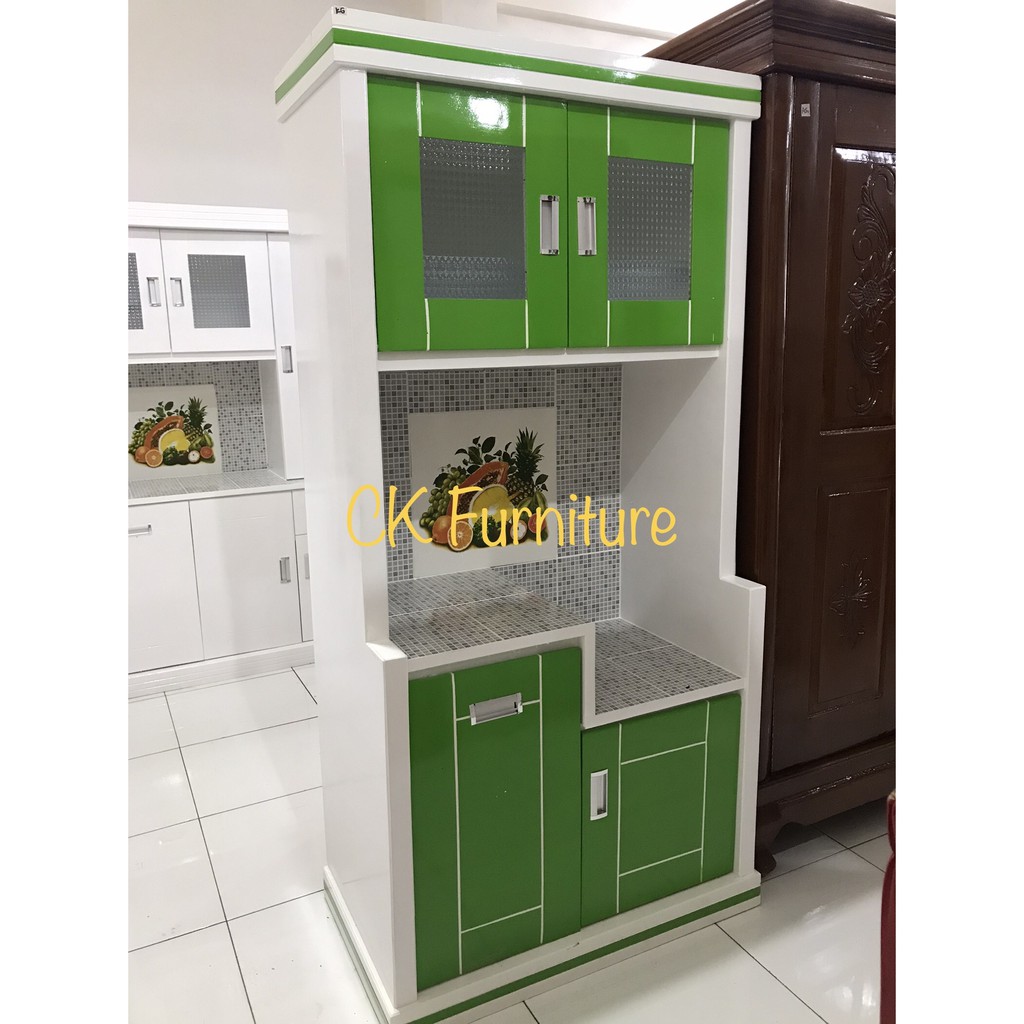 Jual LEMARI SAYUR LEMARI DAPUR RAK PIRING KAYU CAT DUCO 2 PINTU ...