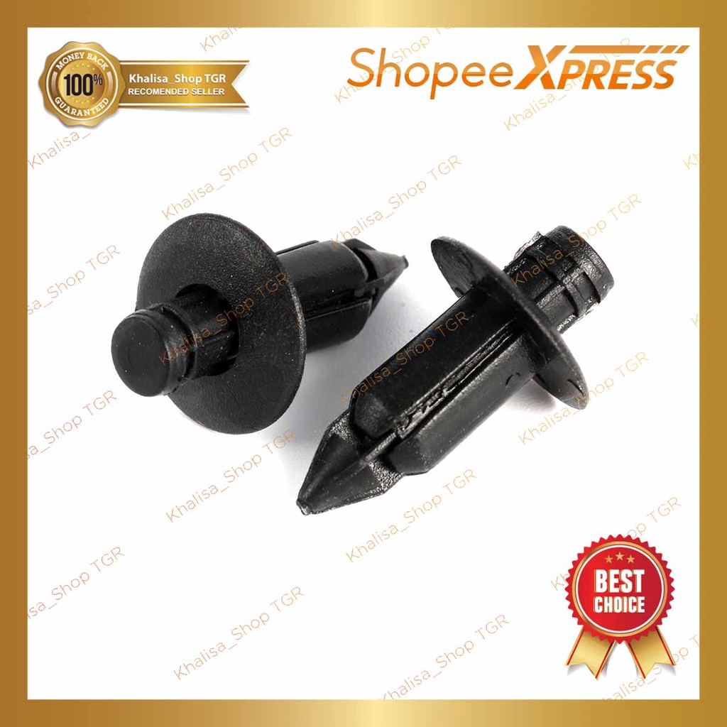 Jual 1 PAK Baut-Baud Rivet Kancing-Klip Plastik Besar M8-8 mm-8mm Motor ...