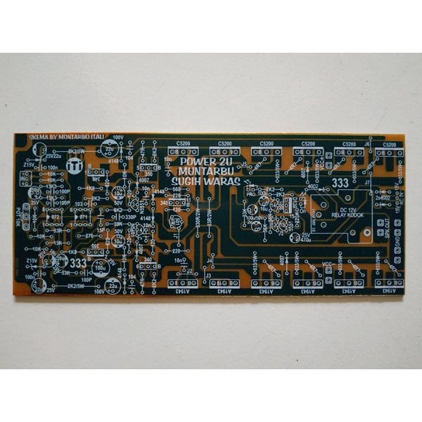Jual PCB Power Amplifier Montarbo 2U 20cm MTBO | Shopee Indonesia